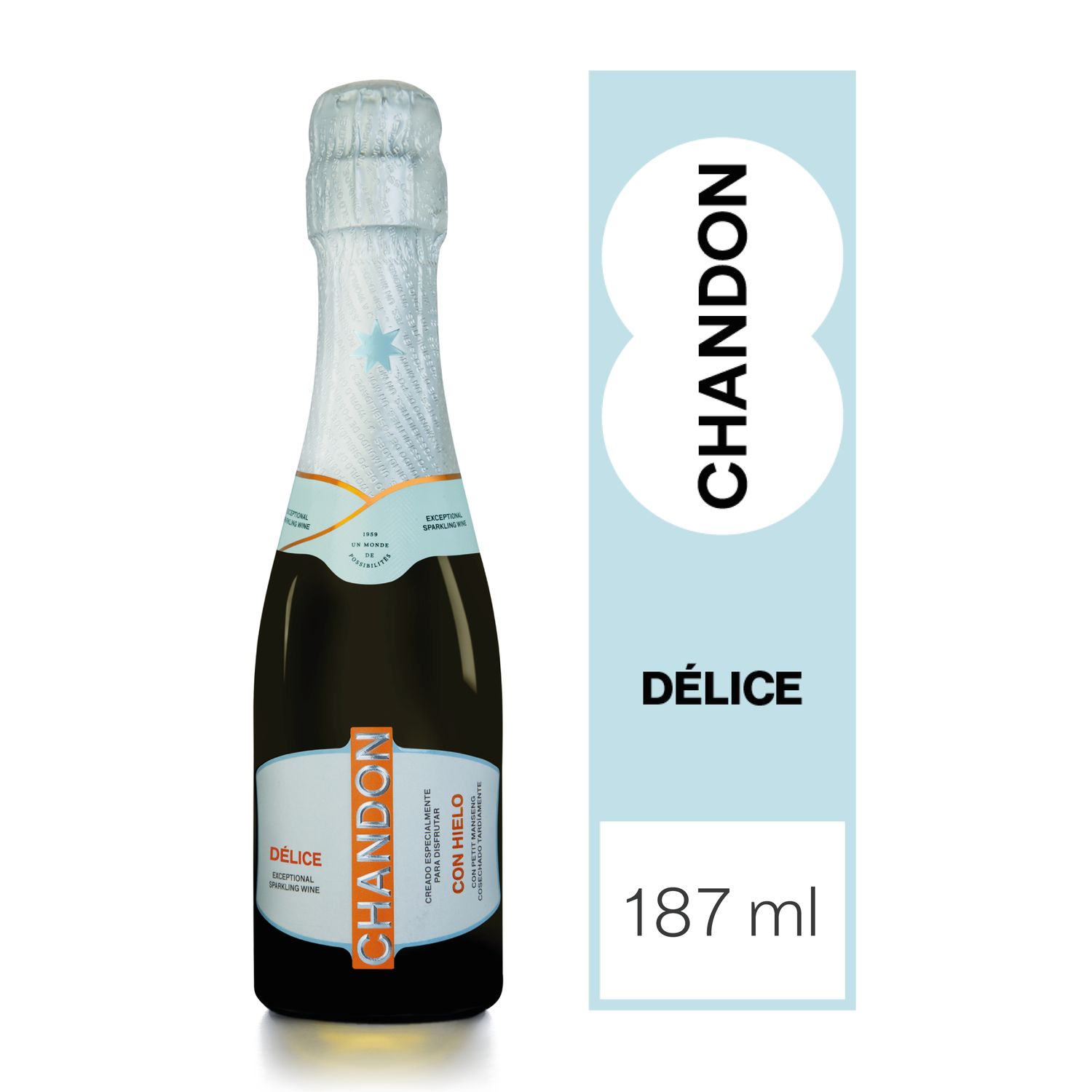 ESPUMANTE CHANDON DELICE x187 cc.