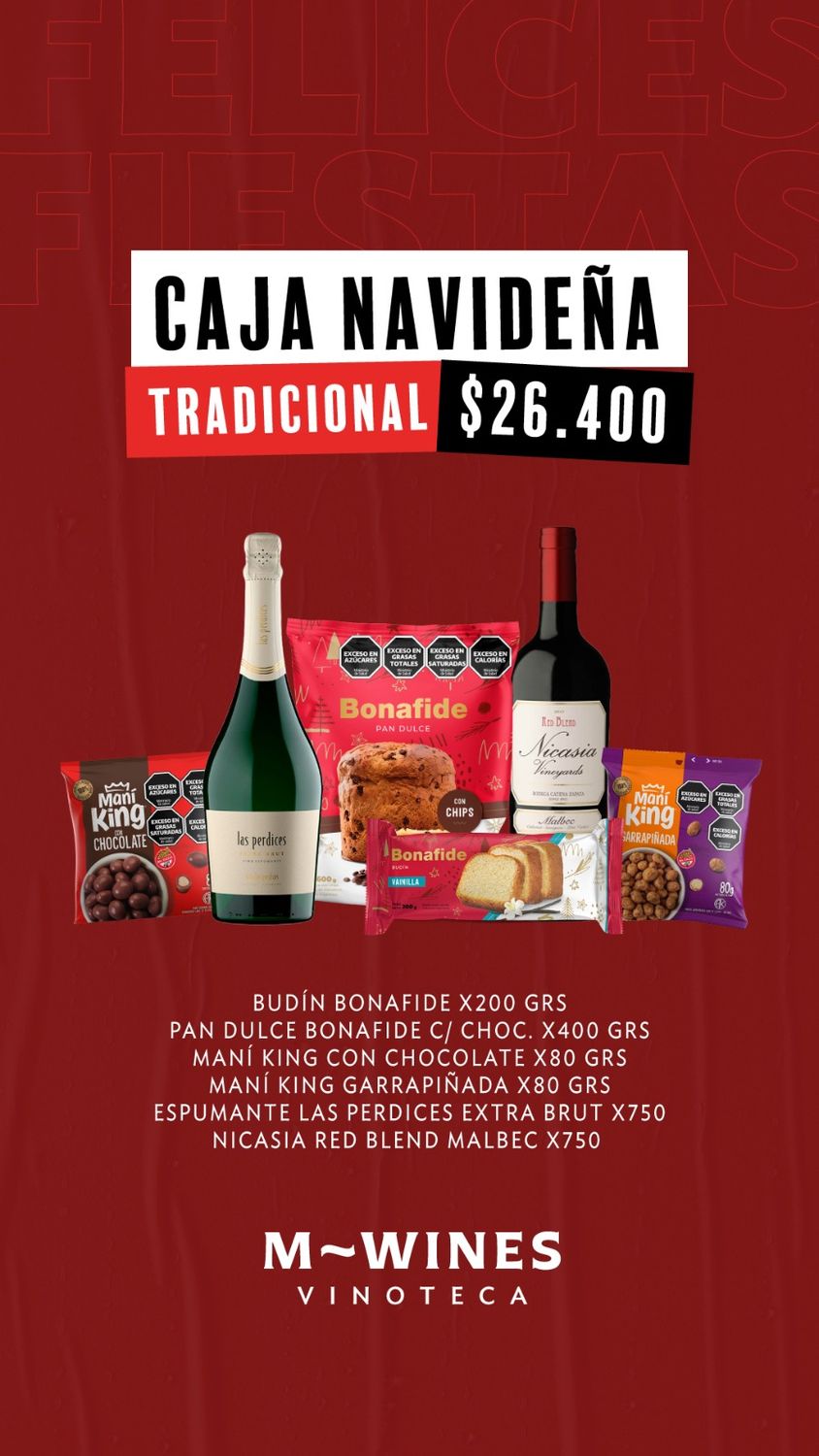 CAJA NAVIDEÑA CLASICA NICASIA