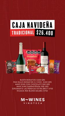 CAJA NAVIDEÑA CLASICA NICASIA