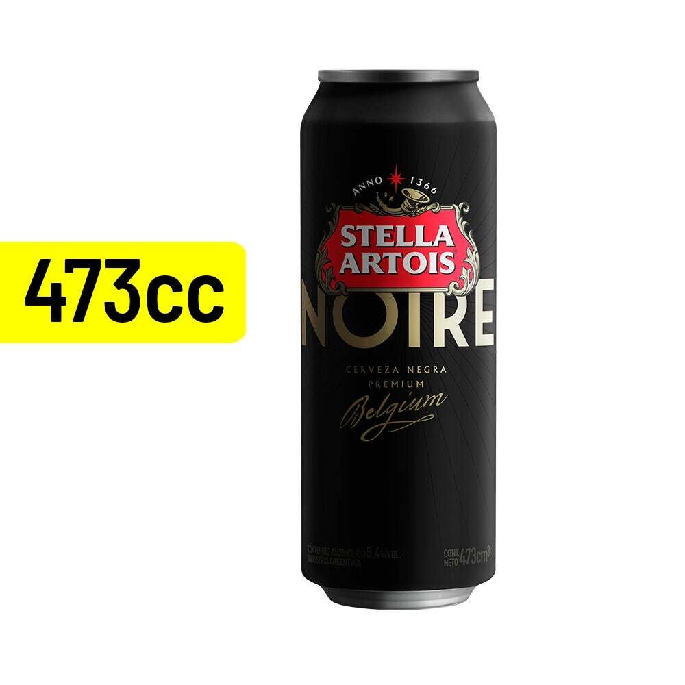 CERVEZA STELLA ARTOIS NOIRE lata x473