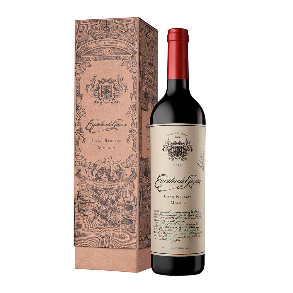ESTUCHE ESCORIHUELA GASCON GRAN RESERVA MALBEC 1x750