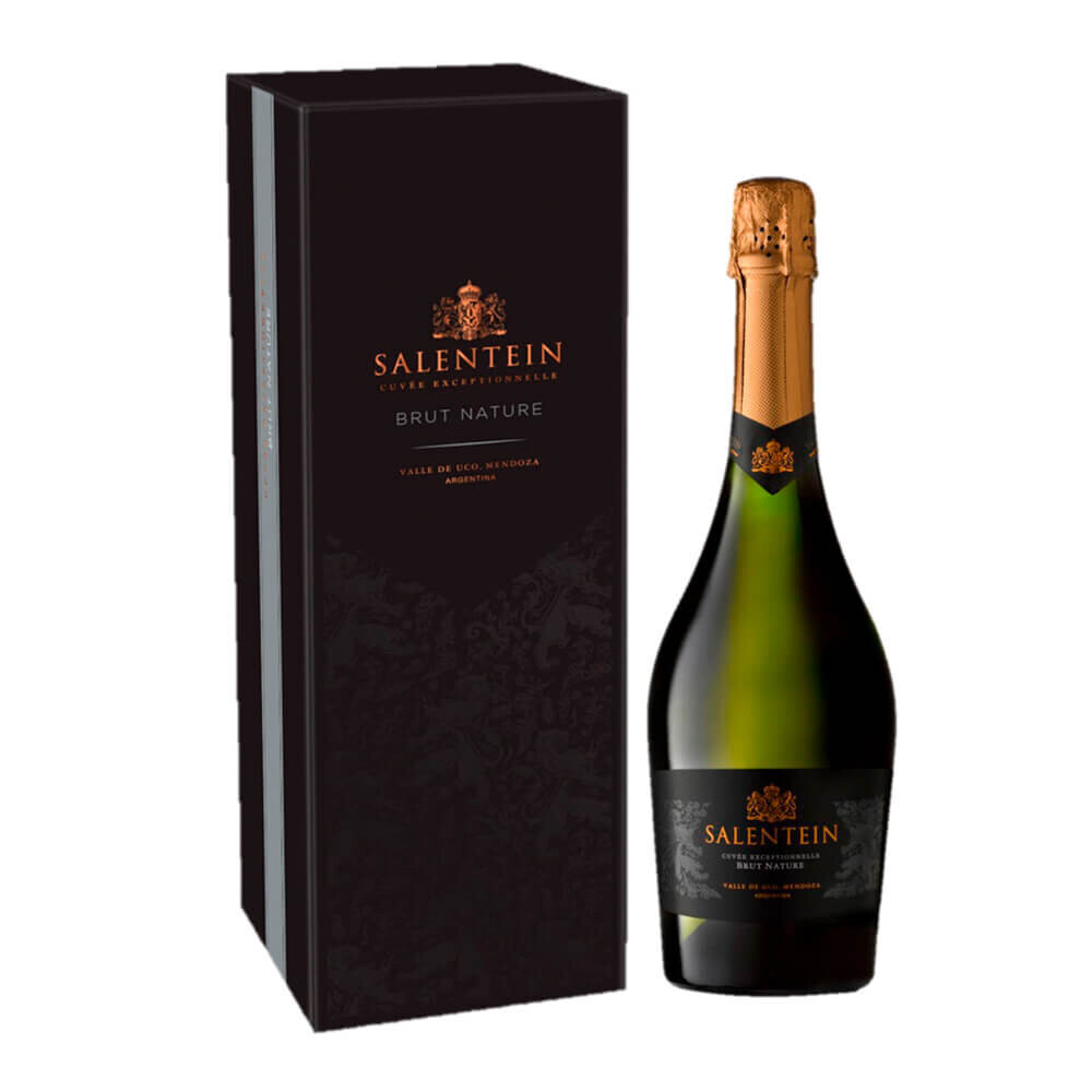 ESTUCHE ESPUMANTE SALENTEIN BRUT NATURE 1x750