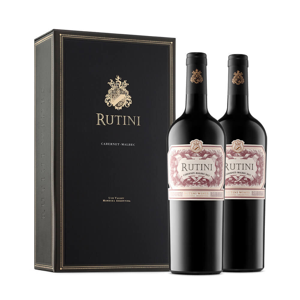 ESTUCHE RUTINI CABERNET-MALBEC 2x750