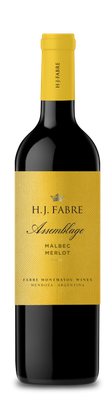 HJ FABRE ASSEMBLAGE MALBEC - MERLOT x750