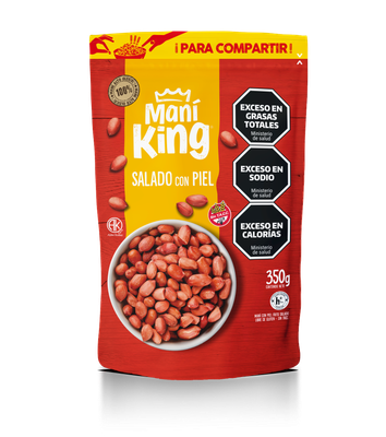 MANI KING FRITO CON PIEL DOY PACK x350 GRS
