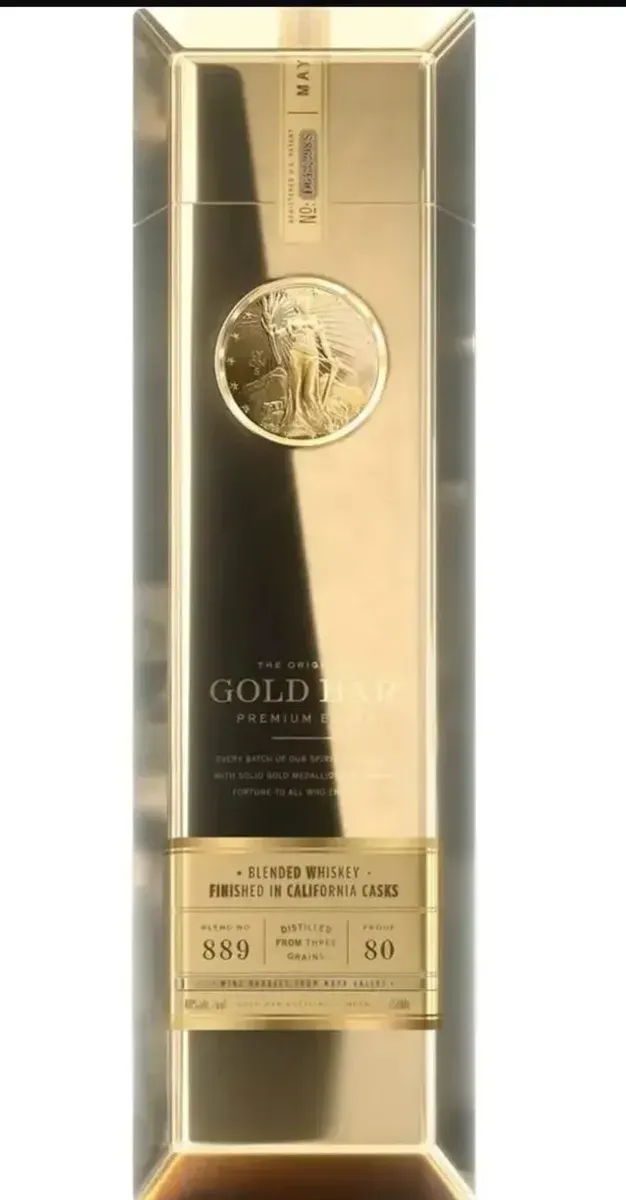 WHISKY GOLD BAR x1 LITRO