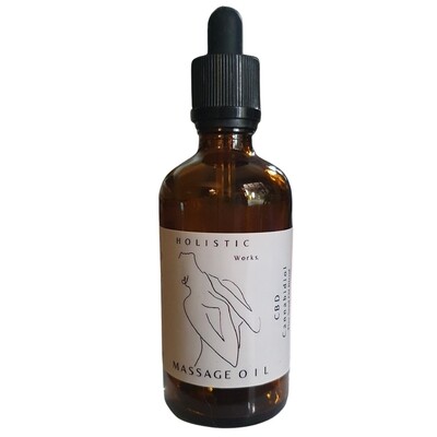 CBD Massage Oil in Flax Seed 100ml