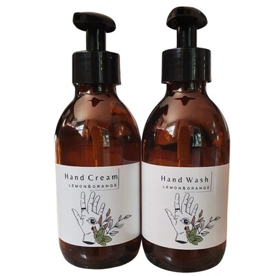 Hand Wash &amp; Cream - Lemon &amp; Orange 200ml