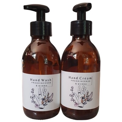 Hand Wash &amp; Cream - Frankincense &amp; Myrrh 200ml