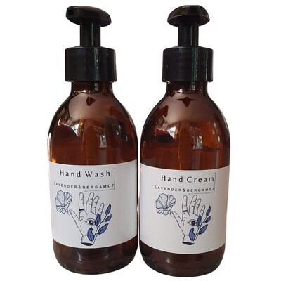 Hand Wash &amp; Cream - Lavender &amp; Bergamot 200ml