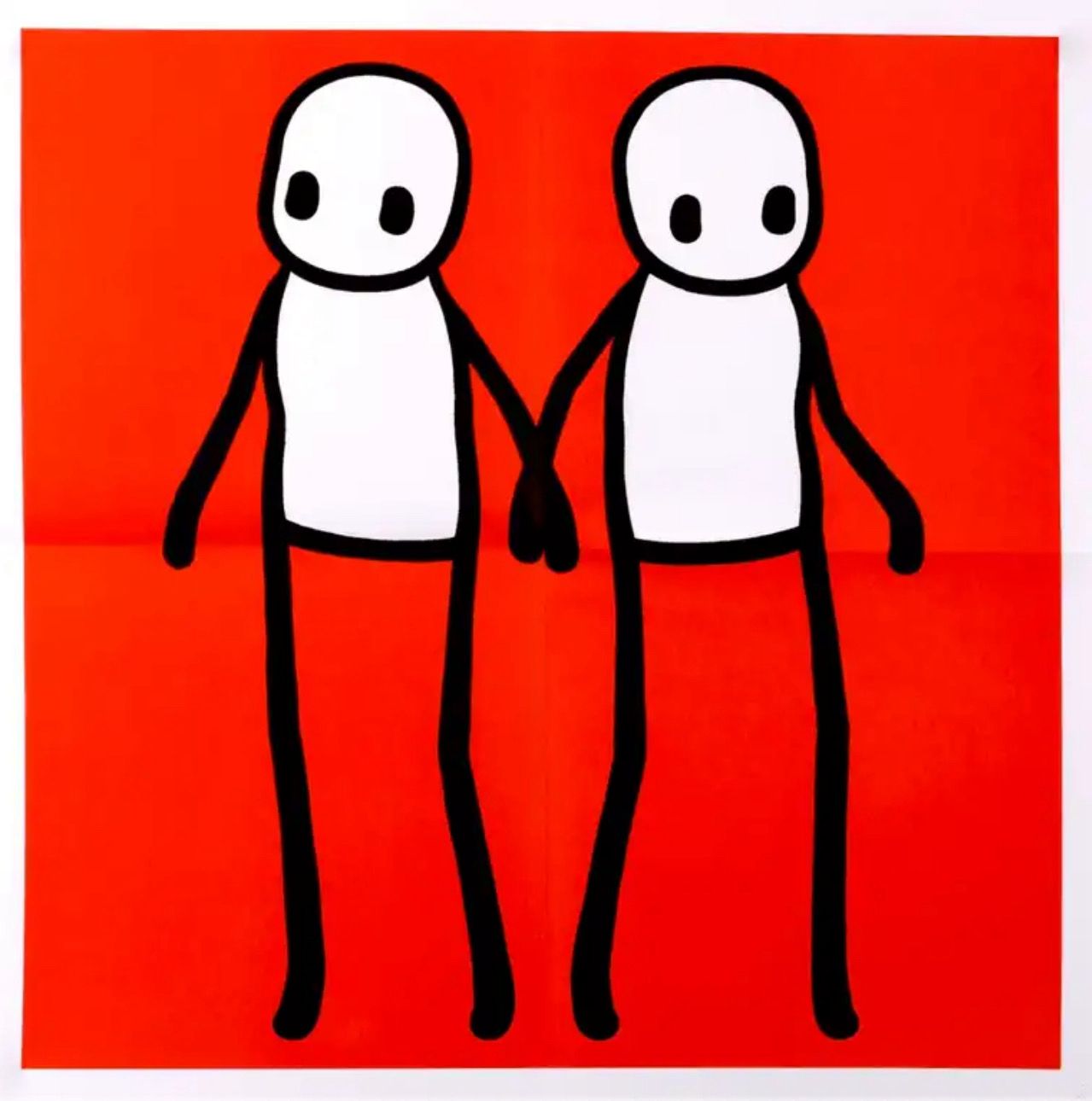 STIK - Holding Hands - Red (Hackney Today)
