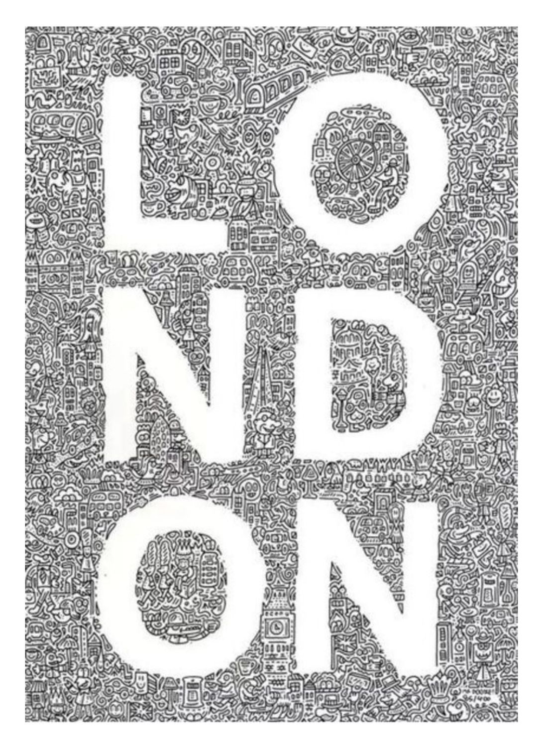 Mr Doodle - London (White)