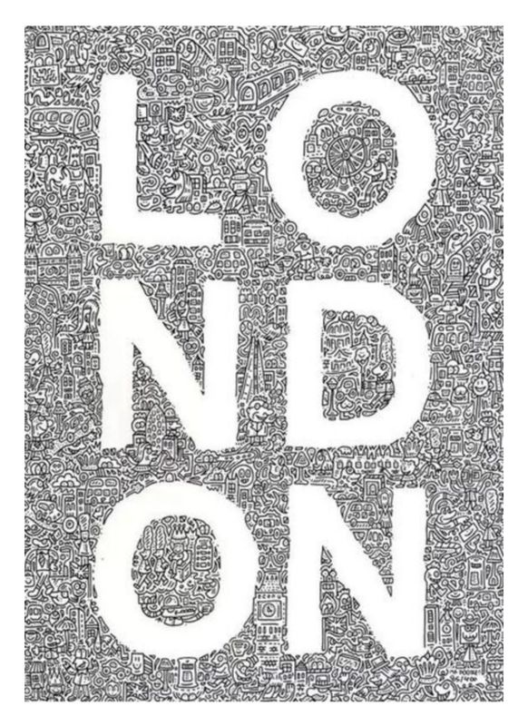 Mr Doodle - London (White)