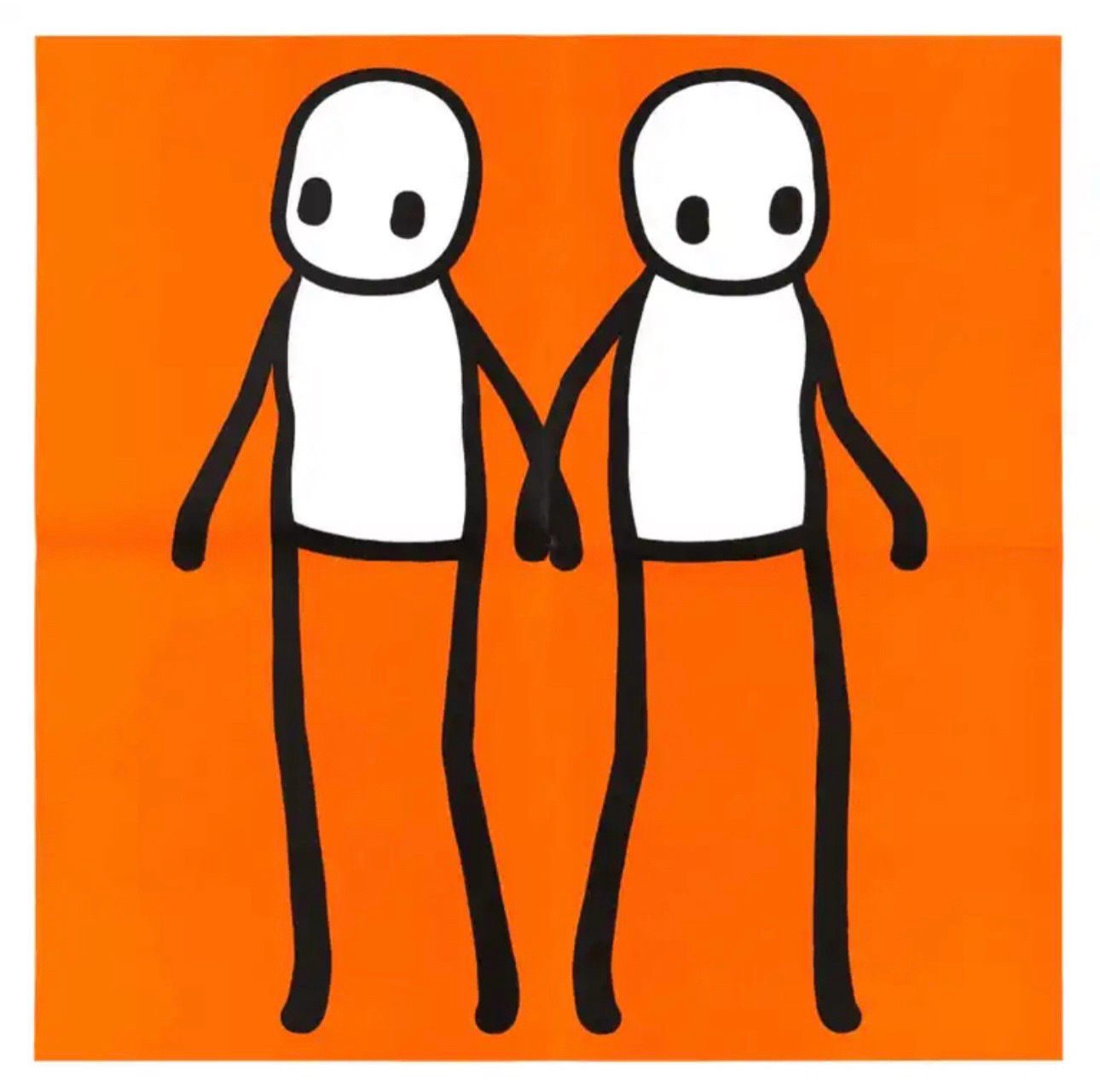 STIK - Holding Hands - Orange (Hackney Today)