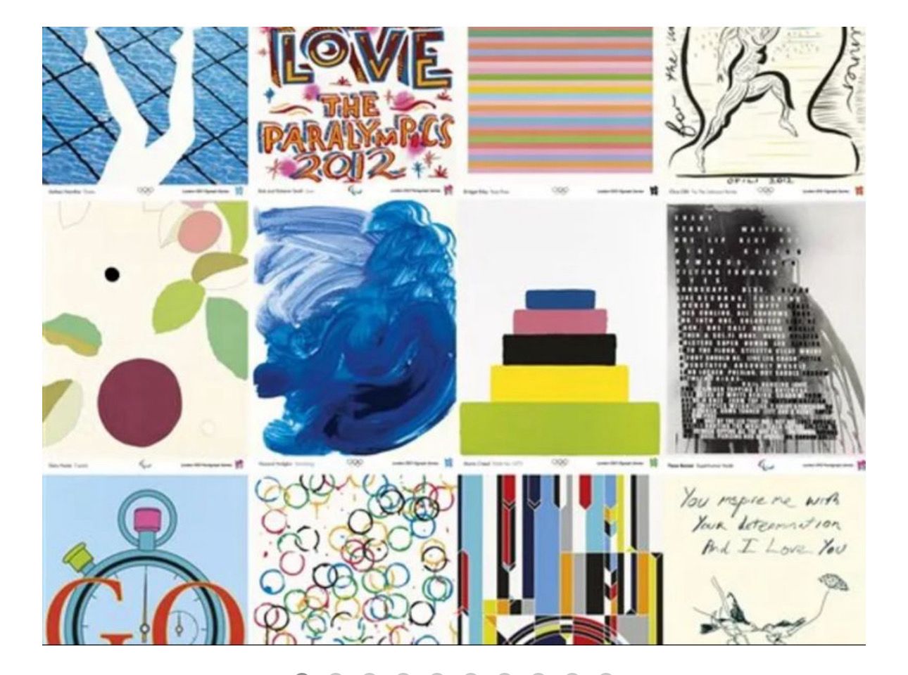 Various Artists - London Olympic &amp; Paralympic Games 12 Set of Posters