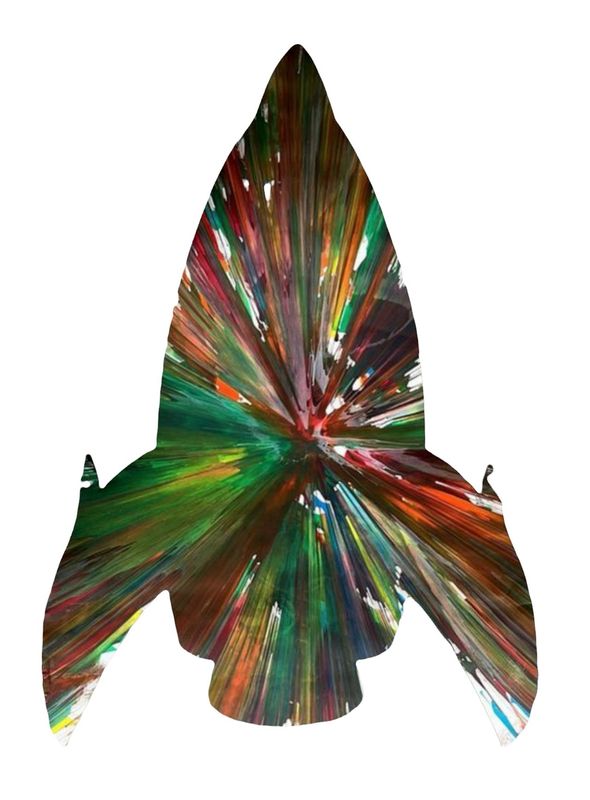Damien Hirst - Spin Painting (Rocket)