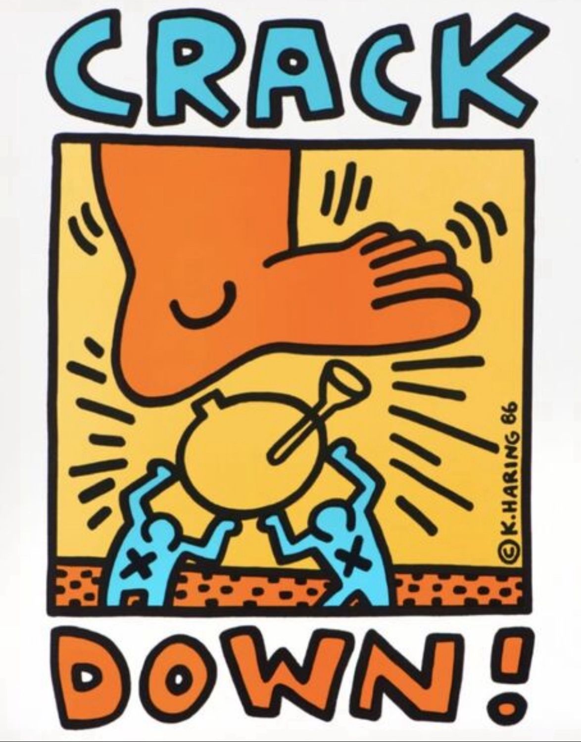 Keith Haring - Crack Down