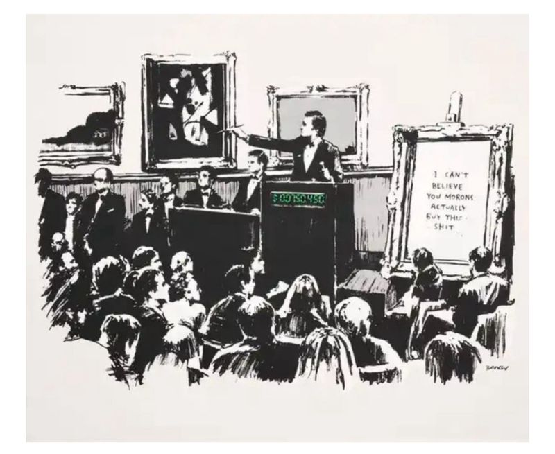 Banksy - Morons (Unsigned)