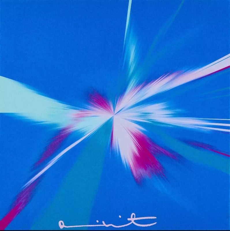 Damien Hirst - Unique Print from The Beautiful Paintings Medium Square (H12-8)