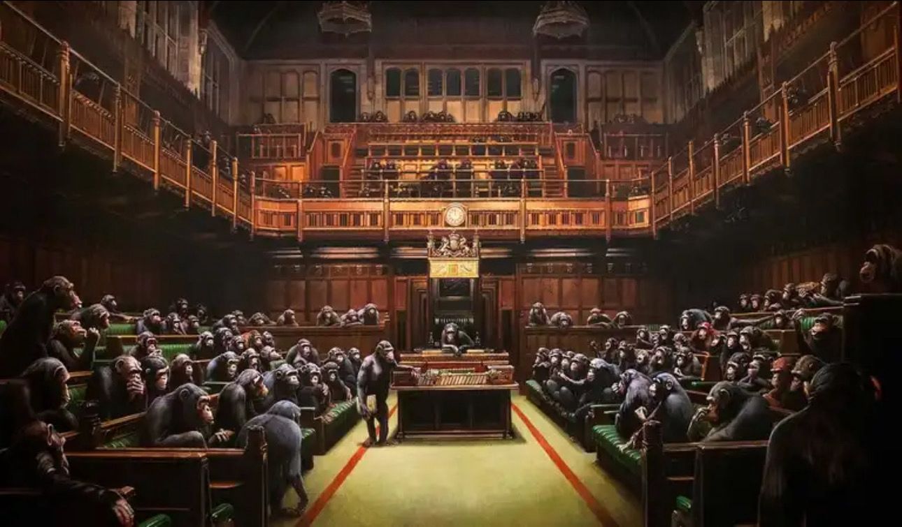 Banksy - Monkey Parliament