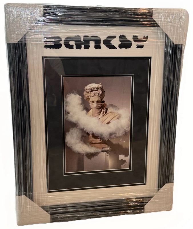 Banksy - Cut and Run Exhibition GoMA 2023 Framed Sculpture Picture
