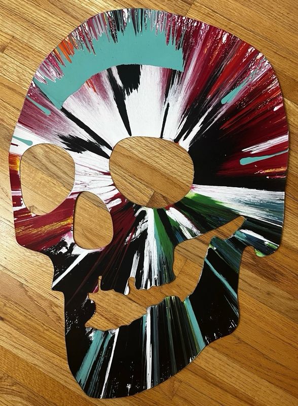 Damien Hirst - Spin Painting (Skull)