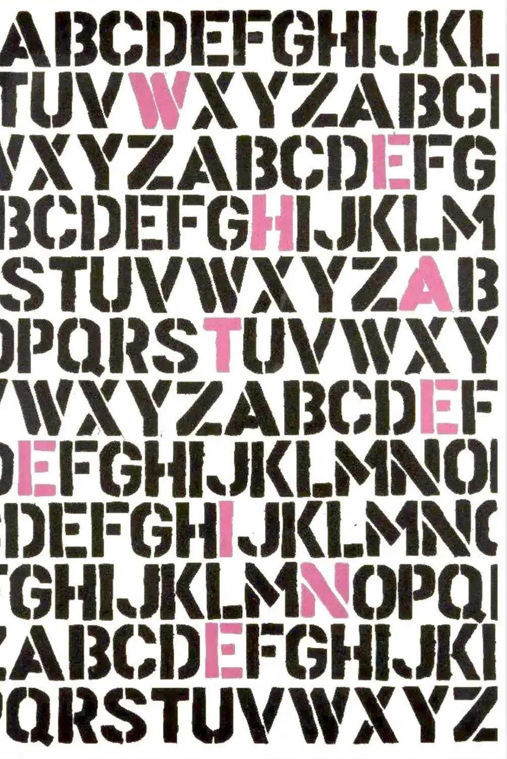 Ben Eine - We Hate Eine (Black With Pink)