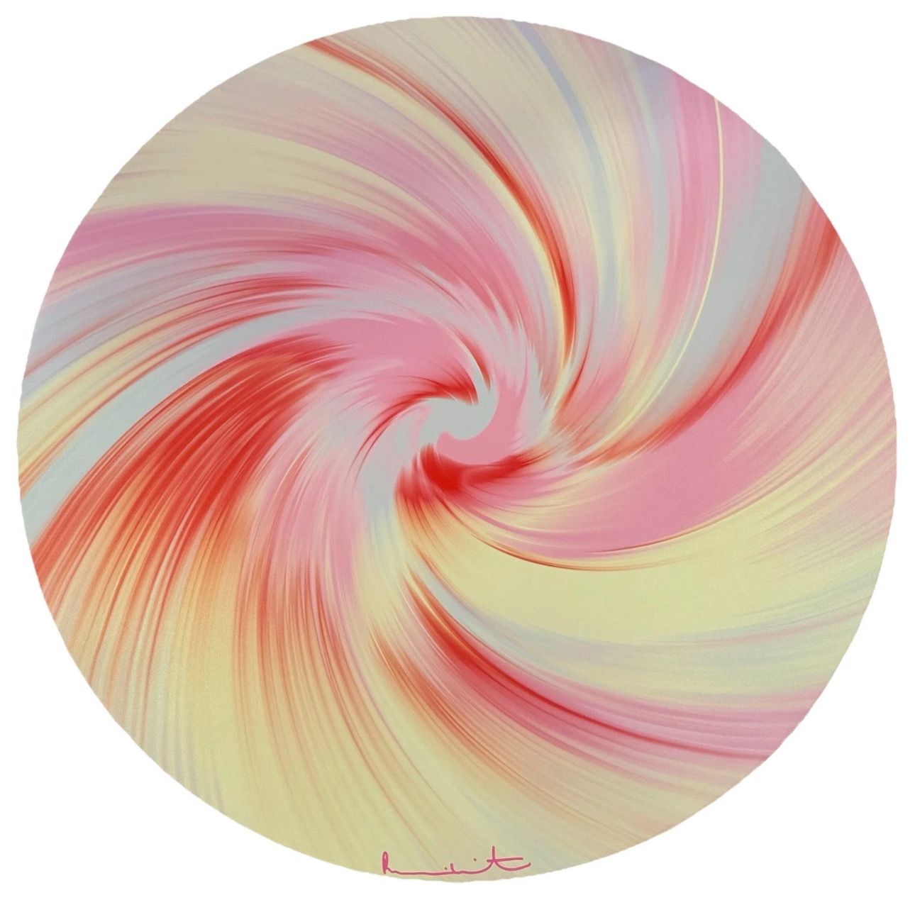 Damien Hirst - Unique Print from The Beautiful Paintings X-Large Circle (H12-1)