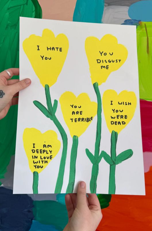 David Shrigley - ‘You&#39; Double Sided Print