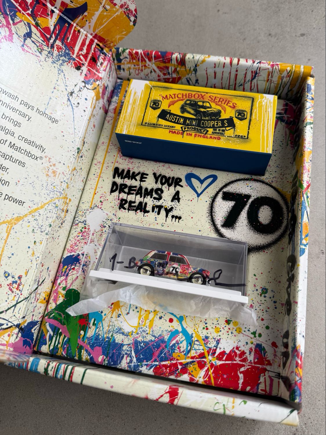 Matchbox x Mr Brainwash - 1964 Austin Mini Cooper S (Hand Signed Edition)