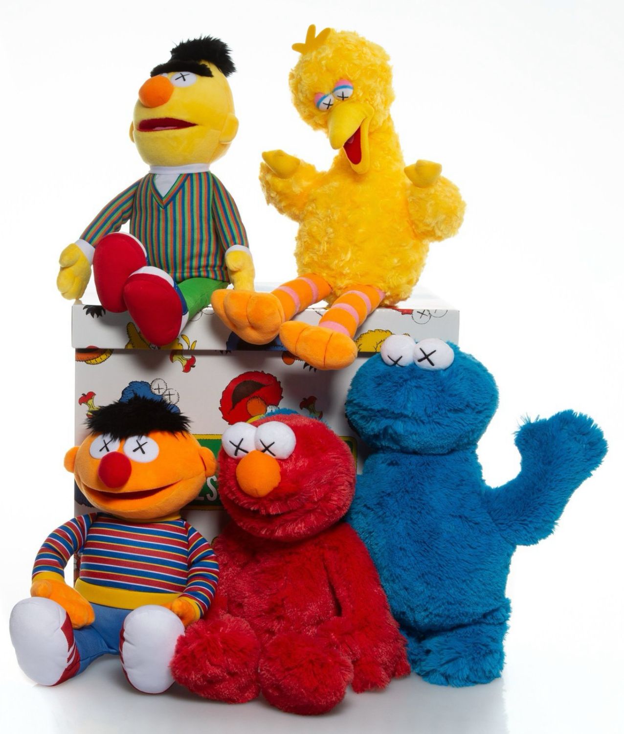 Kaws X Sesame Street - Set of Five Characters