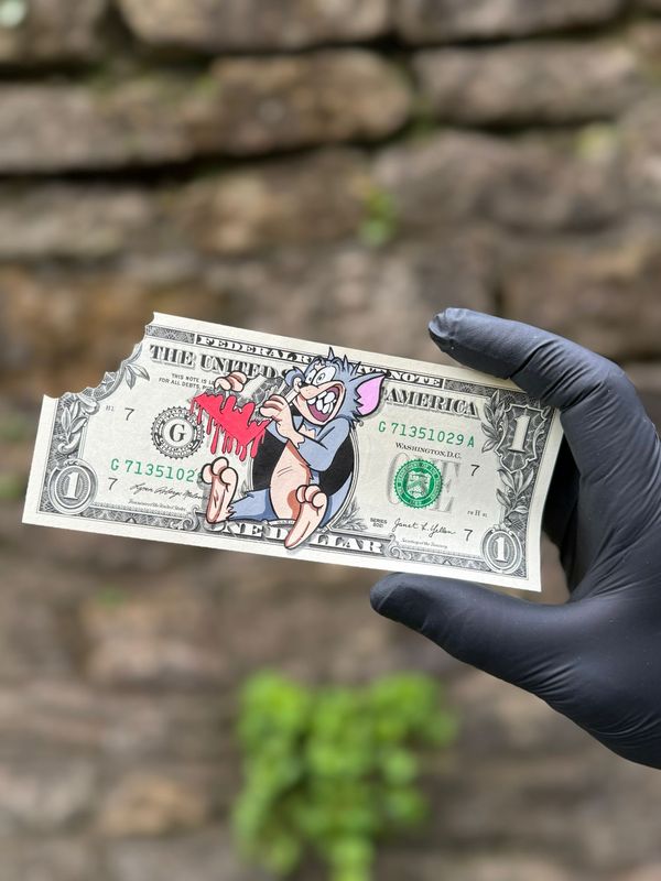 Jonny Fyvie (Dollar Doodle) - For the Love of Money - Hard to Swallow - ‘Variant 1 of 5’