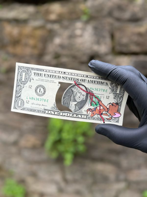 Jonny Fyvie (Dollar Doodle) - For the Love of Money - Pulling Power - ‘Variant 1 of 5’