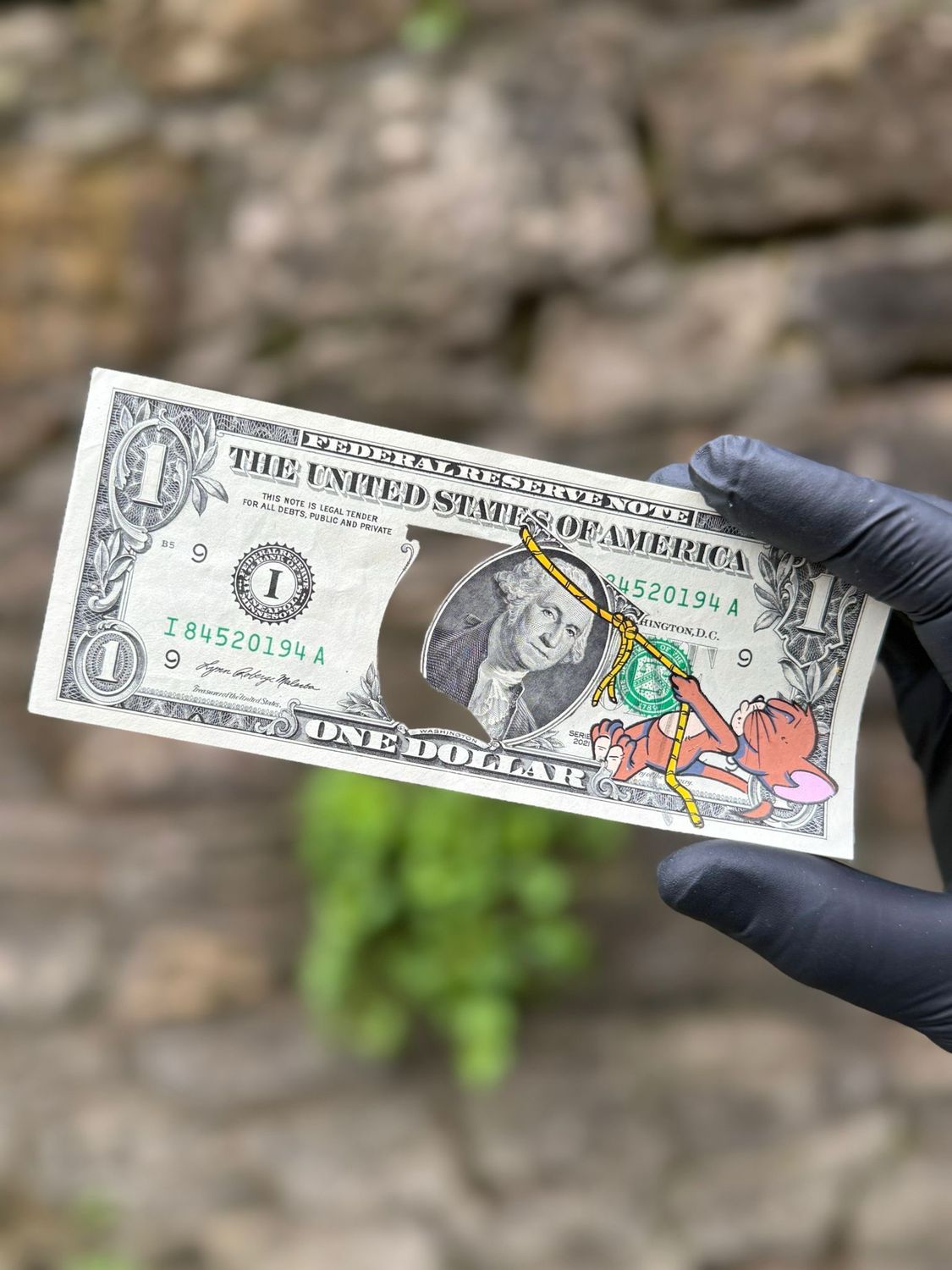 Jonny Fyvie (Dollar Doodle) - For the Love of Money - Pulling Power - ‘Variant 5 of 5’