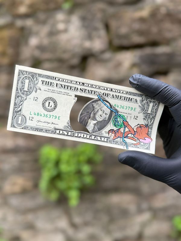 Jonny Fyvie (Dollar Doodle) - For the Love of Money - Pulling Power - ‘Variant 3 of 5’