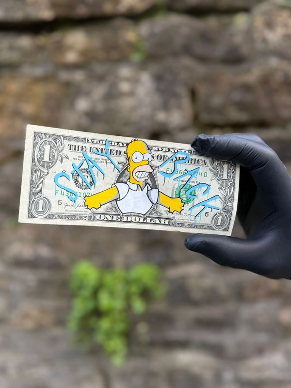 Jonny Fyvie (Dollar Doodle) - For the Love of Money - Last Line Of Credit - ‘Variant 3 of 5’ Jonny Fyvie (Dollar Doodle) - For the Love of Money - Last Line Of Credit - ‘Variant 3 of 5’