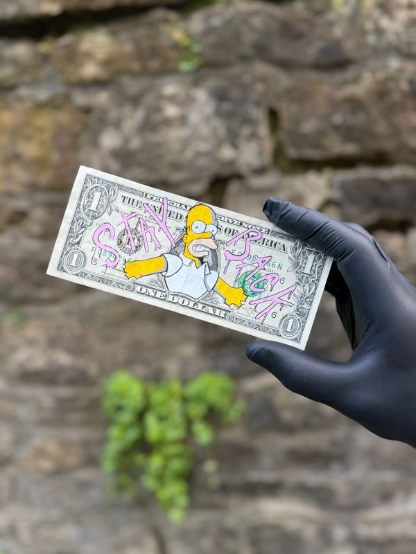 Jonny Fyvie (Dollar Doodle) - For the Love of Money - Last Line Of Credit - ‘Variant 2 of 5’ Jonny Fyvie (Dollar Doodle) - For the Love of Money - Last Line Of Credit - ‘Variant 2 of 5’