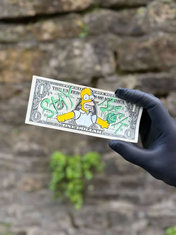 Jonny Fyvie (Dollar Doodle) - For the Love of Money - Last Line Of Credit - ‘Variant 4 of 5’ Jonny Fyvie (Dollar Doodle) - For the Love of Money - Last Line Of Credit - ‘Variant 4 of 5’