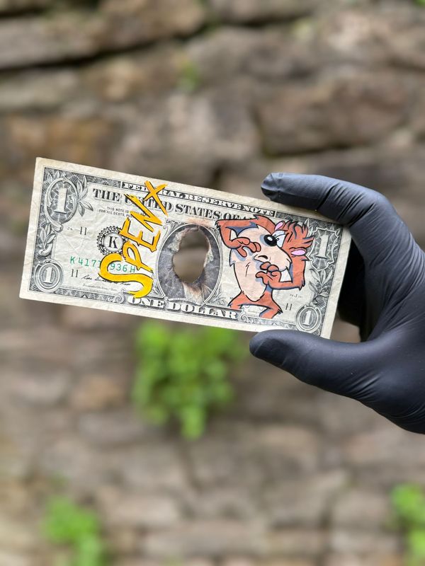 Jonny Fyvie (Dollar Doodle) - For the Love of Money - Burn Rate - ‘Variant 3 of 5’