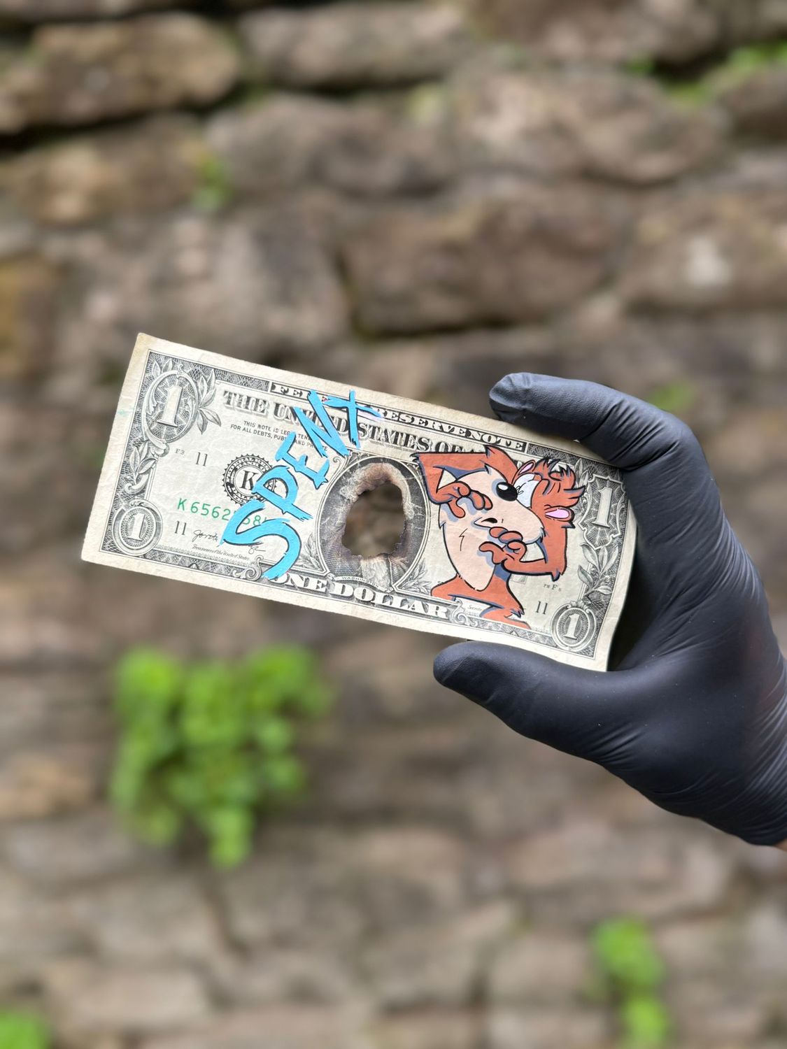 Jonny Fyvie (Dollar Doodle) - For the Love of Money - Burn Rate - ‘Variant 5 of 5’