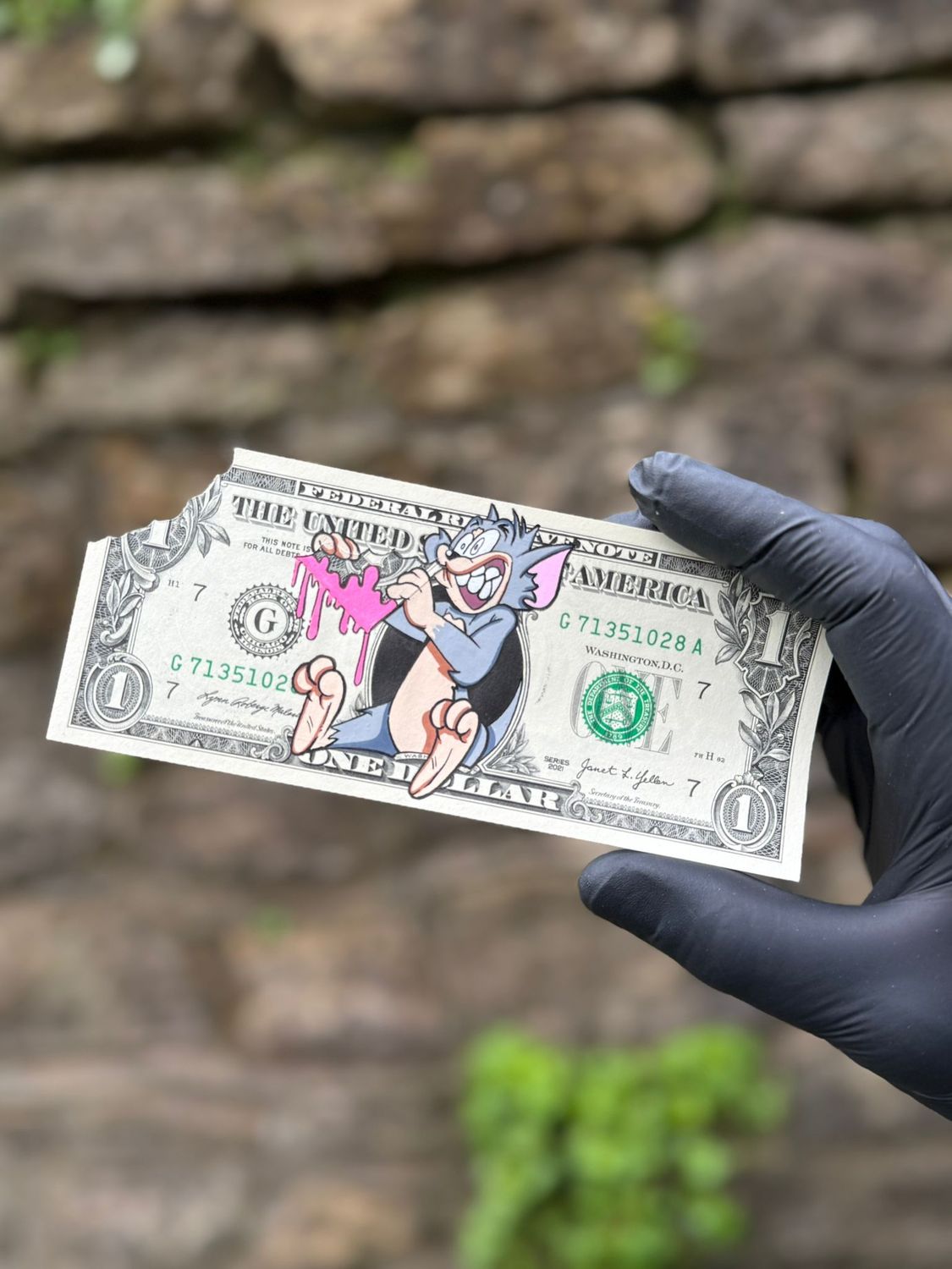 Jonny Fyvie (Dollar Doodle) - For the Love of Money - Hard to Swallow - ‘Variant 3 of 5’