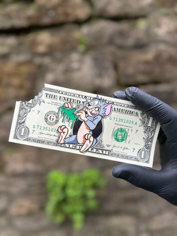 Jonny Fyvie (Dollar Doodle) - For the Love of Money - Hard to Swallow - ‘Variant 5 of 5’