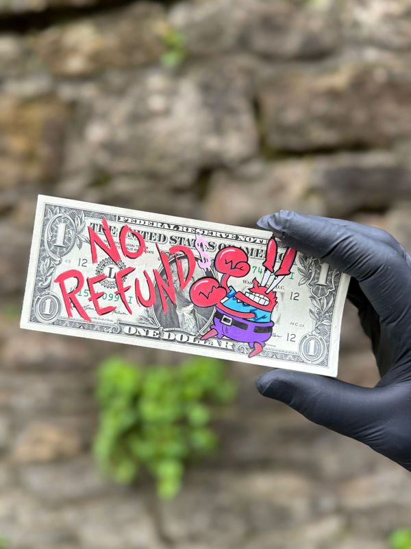 Jonny Fyvie (Dollar Doodle) - For the Love of Money - No Refunds - ‘Variant 3 of 5’