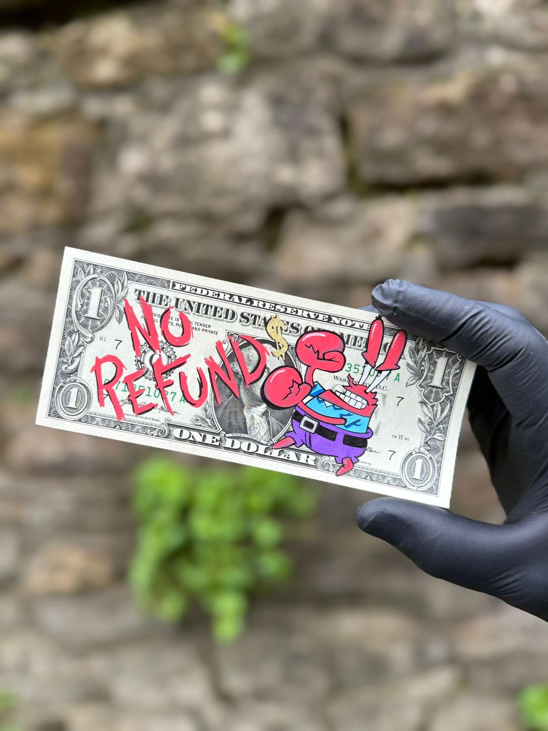 Jonny Fyvie (Dollar Doodle) - For the Love of Money - No Refunds - ‘Variant 4 of 5’