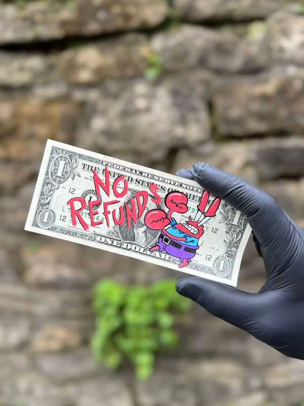 Jonny Fyvie (Dollar Doodle) - For the Love of Money - No Refunds - ‘Variant 2 of 5’