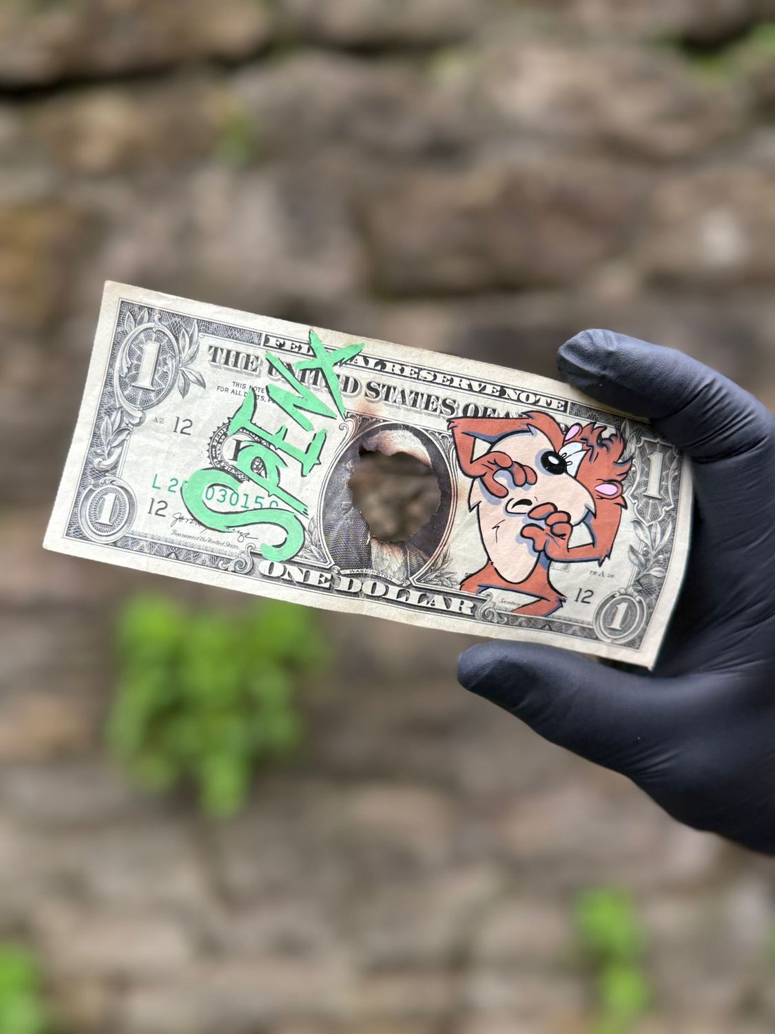 Jonny Fyvie (Dollar Doodle) - For the Love of Money - Burn Rate - ‘Variant 2 of 5’