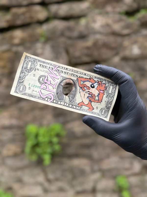 Jonny Fyvie (Dollar Doodle) - For the Love of Money - Burn Rate - ‘Variant 4 of 5’