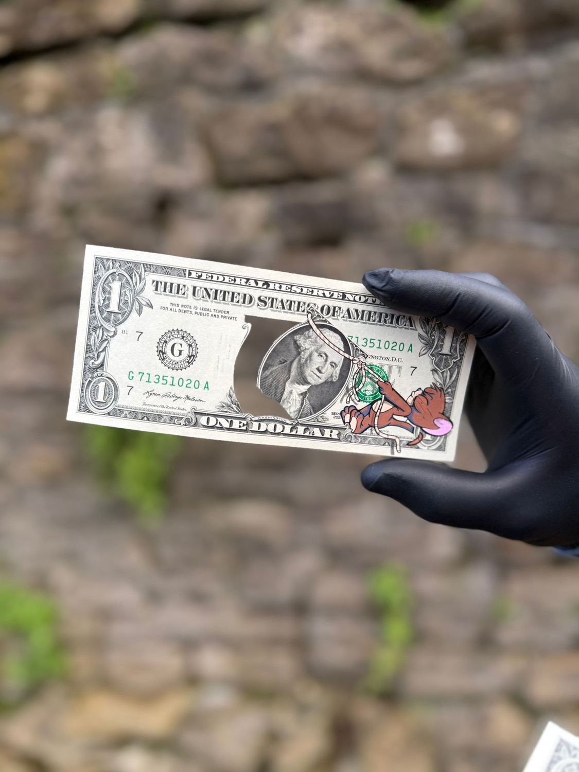 Jonny Fyvie (Dollar Doodle) - For the Love of Money - Pulling Power - ‘Variant 2 of 5’