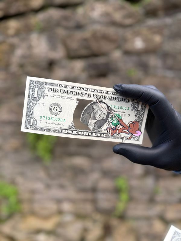 Jonny Fyvie (Dollar Doodle) - For the Love of Money - Pulling Power - ‘Variant 2 of 5’