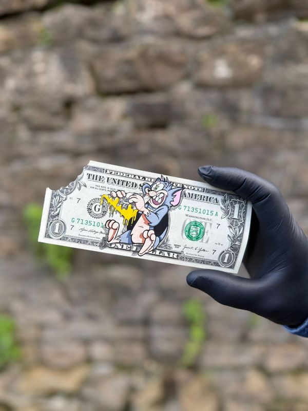 Jonny Fyvie (Dollar Doodle) - For the Love of Money - Hard to Swallow - ‘Variant 2 of 5’